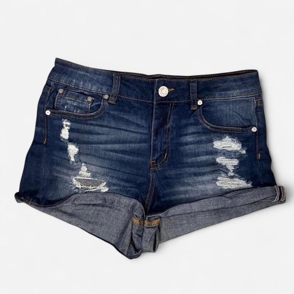 Jean ripped shorts